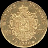 100 francs 1858